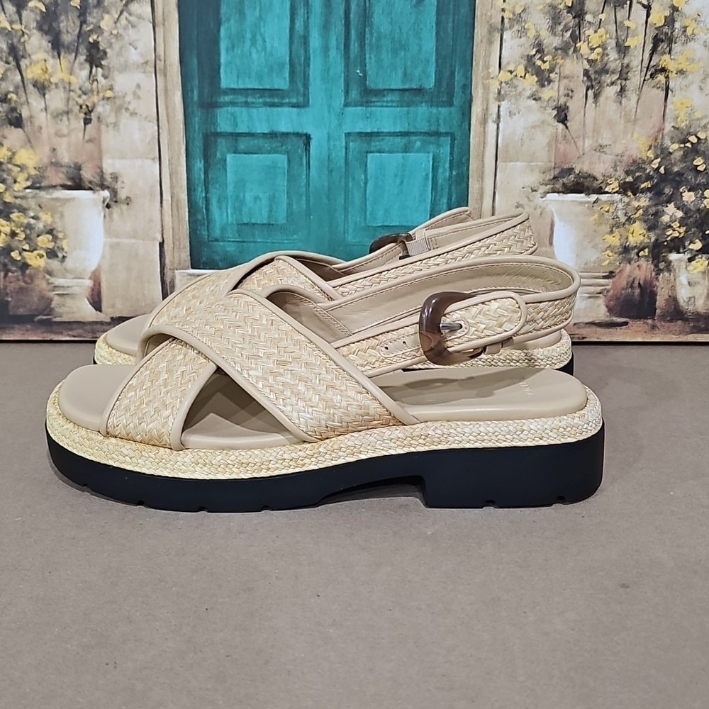 Vince Women's J4970M1250 Sandal – Size 11M (EU 42) – Toasted Wheat